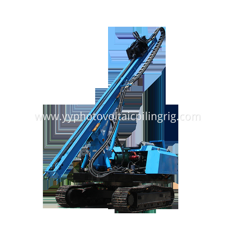 multifunction crawler piler solar power screw piler